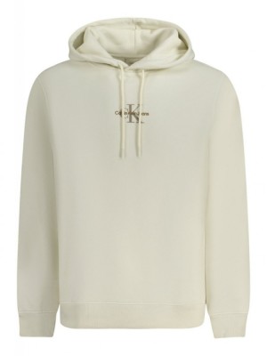 Hanorac barbati, cu logo brodat, Regular fit, alb, L foto
