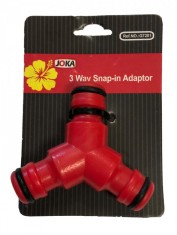Adaptor furtun plastic 3 cai, JOKA foto