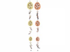 Set 2 decoratiuni suspendabile Paste din lemn 79 cm