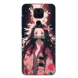 Husa compatibila cu Xiaomi Redmi Note 9 Silicon Gel Tpu Model Demon Slayer Nezuko