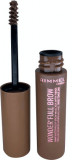 Rimmel London Wonder&#039;Full Brow 24H Mascara pentru spr&acirc;ncene Waterproof 002 Medium, 4,5 ml