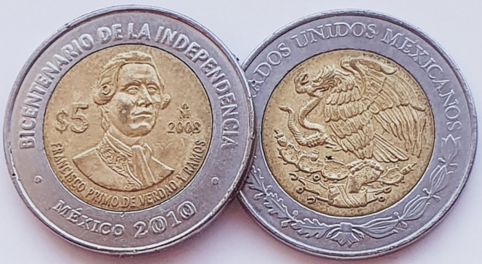 2074 Mexic 5 Pesos Francisco Primo de Verdad y Ramos km 900