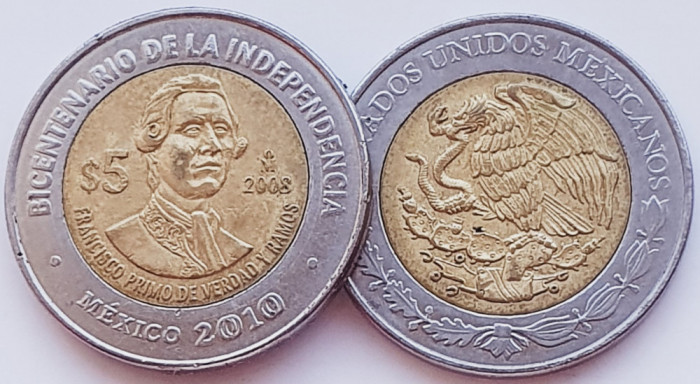 2074 Mexic 5 Pesos Francisco Primo de Verdad y Ramos km 900