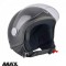 Casca open face pentru scuter - motocicleta (demi-jet) Max Helmets model DJ06 LS 7.9 (FLS) culoare: negru mat (00S) &ndash; 100% MADE IN ITALY L1 (59cm)