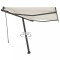 vidaXL Copertină autonomă retractabilă automat, crem, 350x250 cm 3069727