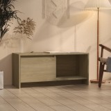 VidaXL Comodă TV, stejar sonoma, 90x35x40 cm, PAL