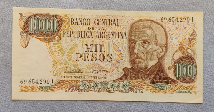 Argentina - 1000 Pesos ND (1976-1983)
