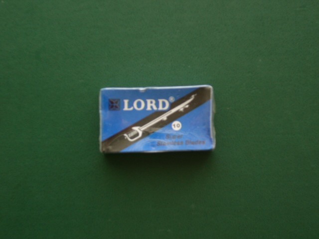 C7 10 - Set 10 lame ras - sigilat - Lord super stainless blade - piesa de colectie