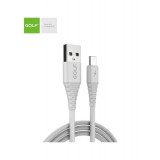 Cablu incarcare micro USB 3A ALB, GOLF