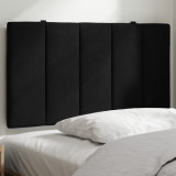 VidaXL Pernă tăblie de pat, negru, 90 cm, catifea