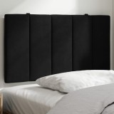 Pernă tăblie de pat, negru, 90 cm, catifea
