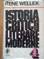 Istoria Criticii Literare Moderne Vol.4 - Rene Wellek ,298277 foto
