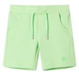 Pantaloni scurti pentru copii, verde fosforescent, 104 GartenMobel Dekor, vidaXL