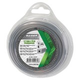 Fir patrat pentru motocoasa 2,7 mm x 15 m transparent Raider