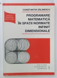 PROGRAMARE MATEMATICA IN SPATII NORMATE INFINIT DIMENSIONALE de CONSTANTIN ZALINESCU , 1998