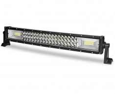 LED Bar Auto Curbat 324W, leduri pe 3 randuri, 12V-24V, 22680 Lumeni, 21,5&amp;quot;/54,6 cm foto