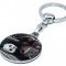 Breloc cheie din metal - multicolor model Urs Panda