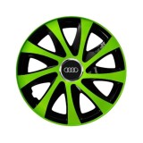 Set 4 capace roti Extra drift green R15 Compatibil Cu Audi