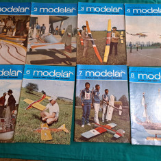 LOT 12 REVISTE MODELISM *MODELAR CEHOSLOVACIA/ AN COMPLET 1981 *