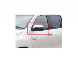 Oglinda usa exterioara Toyota Hilux (N120), 06.2016-2020, partea Stanga, reglare electrica; grunduit; sticla convexa; geam cromat; 10 gauri / 5 pini;, Rapid