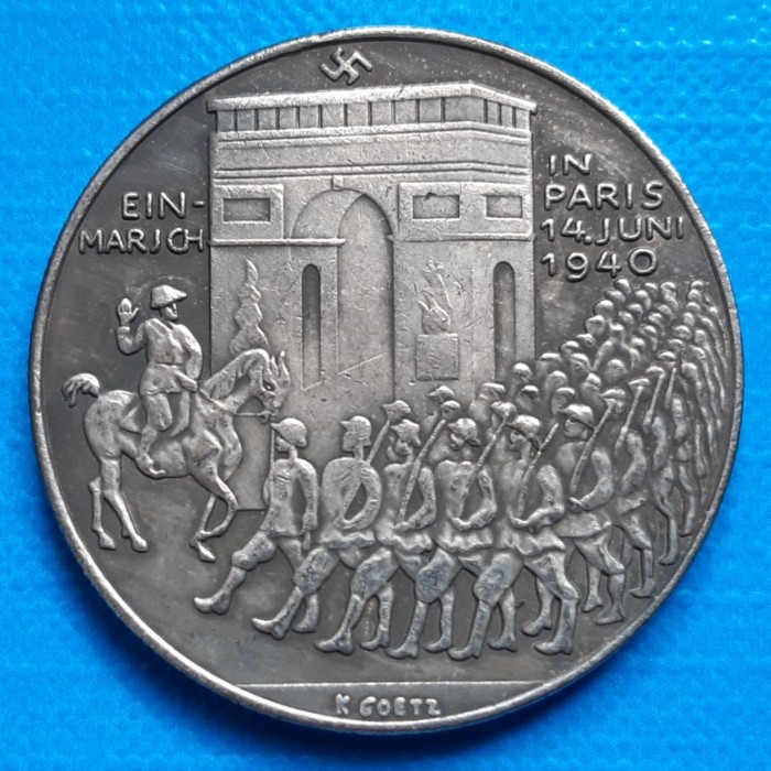 Invazia Parisului 1940 Al Doilea Razboi Mondial 36mm