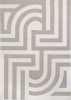 Covor Premium Model DYWAN TIFFANY BEIGE, Bej, Crem, Marime 160 x 230 cm, Tesatura Plata, Poliester, Bumbac, Antiderapant, Antialergic, Living, Dormito