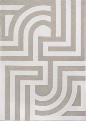 Covor Premium Model DYWAN TIFFANY BEIGE, Bej, Crem, Marime 160 x 230 cm, Tesatura Plata, Poliester, Bumbac, Antiderapant, Antialergic, Living, Dormito foto