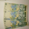 Di.138. Bancnota 10 000 lei 1999 UNC Serie consecutiva