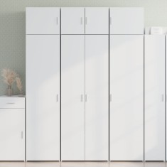 vidaXL Dulap &icirc;nalt, alb, 70x42,5x185 cm, lemn prelucrat 3281427