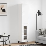 Cumpara ieftin Dulap &icirc;nalt, alb, 34,5x34x180 cm, lemn prelucrat