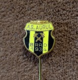 Insigna fotbal - &quot;AURUL&quot; BRAD (varianta 1)