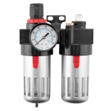 Filtru aer comprimat 1/2 cu reductor de presiune si manometru