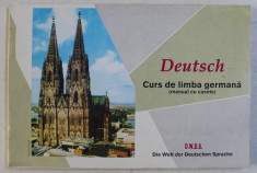 DEUTSCH - CURS DE LIMBA GERMANA ( MANUAL CU CASETE ) , 1993 , LIPSA CASETE * foto