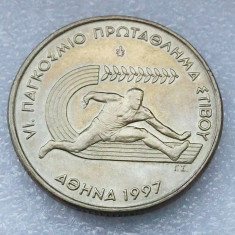 GRECIA 100 DRACHMES DRAHME 1997, 10 g., Aluminum-Bronze, 29.5 mm XF **