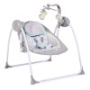 Leagan electric cu conectare la priza Baby Swing+ Grey, Cangaroo