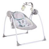 Leagan electric cu conectare la priza Baby Swing+ Grey, Cangaroo