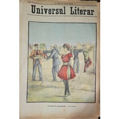 Revista Universul Literar nr.34/1898 pe coperta Fotografi de contrabanda