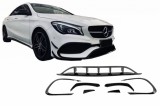 Prelungiri bara fata Mercedes CLA W117 Facelift 2016-2018 CLA45 negru lucios