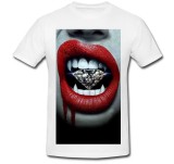 Cumpara ieftin Tricou &quot; Diamond lips &quot;