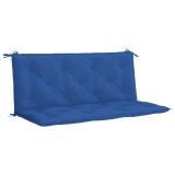 Cumpara ieftin Perna banca de gradina albastru 120x(50+50)x7cm material oxford