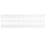 Panou gard zincat bordurat, gri, 600 x 2500 mm