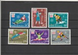 ROMANIA 1976 LP 901 OLIMPIADA DE IARNA INNSBRUCK SERIE MNH