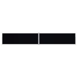 Cumpara ieftin Copertina laterala retractabila, negru, 200x1200 cm