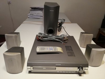 GRUNDIG model DR3400 DD - Sistem Home Theater 5.1/DTS (DVD/Amplificator/5 Boxe) foto