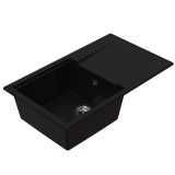 Chiuveta granit Ulgranit ULG 780 Negru, 780x460x200 mm