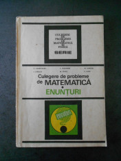 C. CARBUNARU - CULEGERE DE PROBLEME DE MATEMATICA. ENUNTURI foto