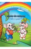 Coloreaza si creeaza o poveste cu elefantei! Carte de colorat