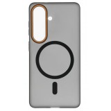 Husa MagSafe pentru Samsung Galaxy S26 S942, OEM, Go Orange, Neagra