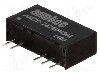 Convertor de tensiune, DC-DC, intrare 21,6...26,4V DC, iesire 24V DC, putere 2W, AIMTEC - AM2D-2424DH30Z
