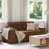 Canapea loveseat Gossi maro 140 cm din piele ecologica